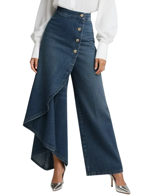 Carla™ | Crossover Denim Pants