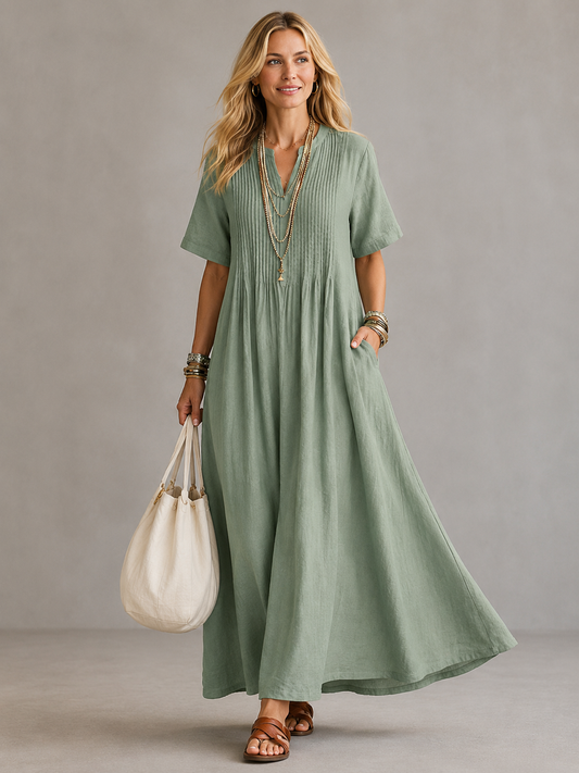 Nathalia | Pleated Dress