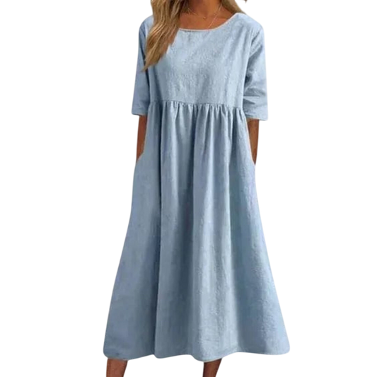 Bethany - Elegant Short-Sleeved Dress