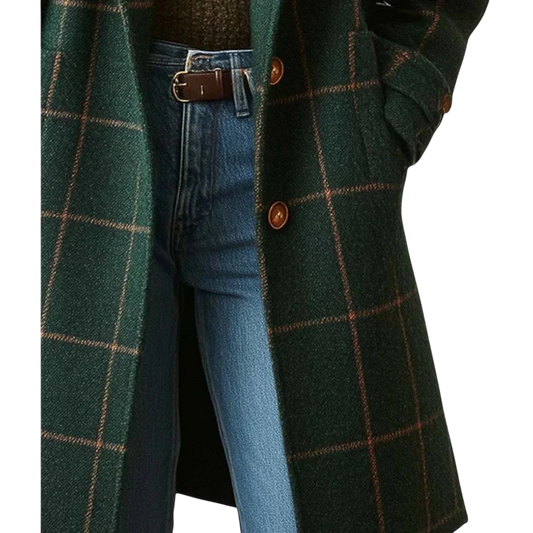 Fiona – Classic Checked Coat