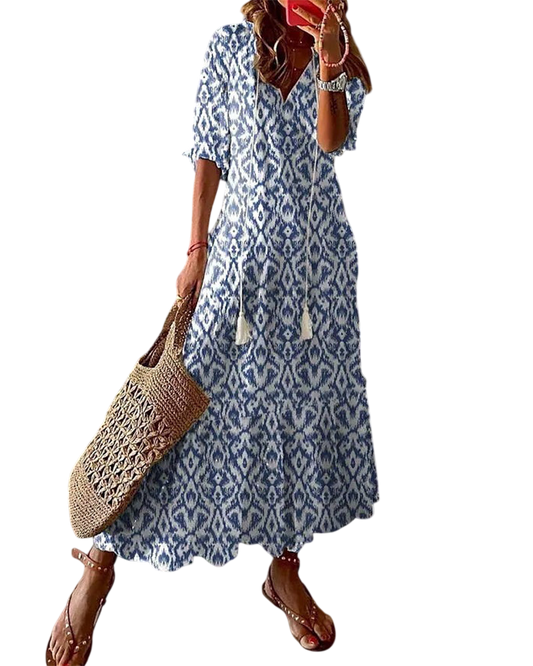 Fallon - Boho Tummy Coverage Dress