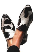 Dakota – Mocassins Imprimé Vache
