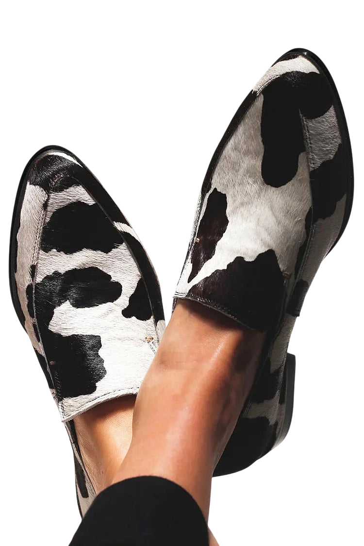 Dakota – Mocassins Imprimé Vache