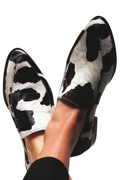 Dakota – Cow Print Loafers