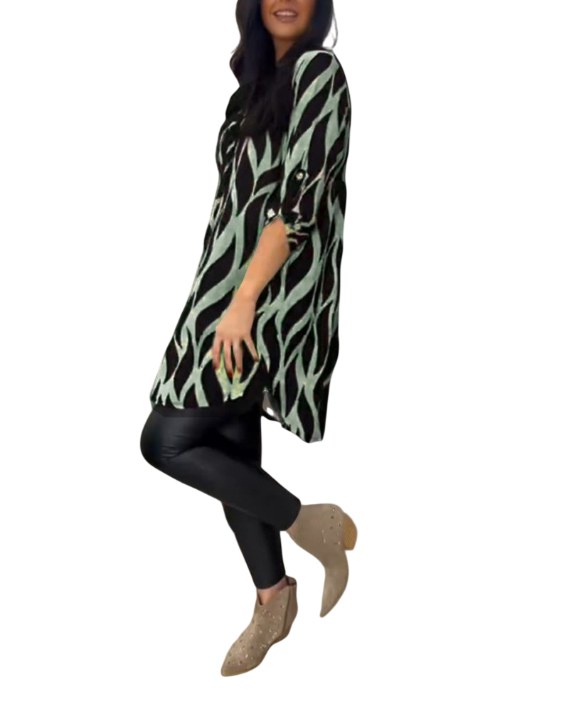 ALEXANDRA™ | Haut ample imprimé femme