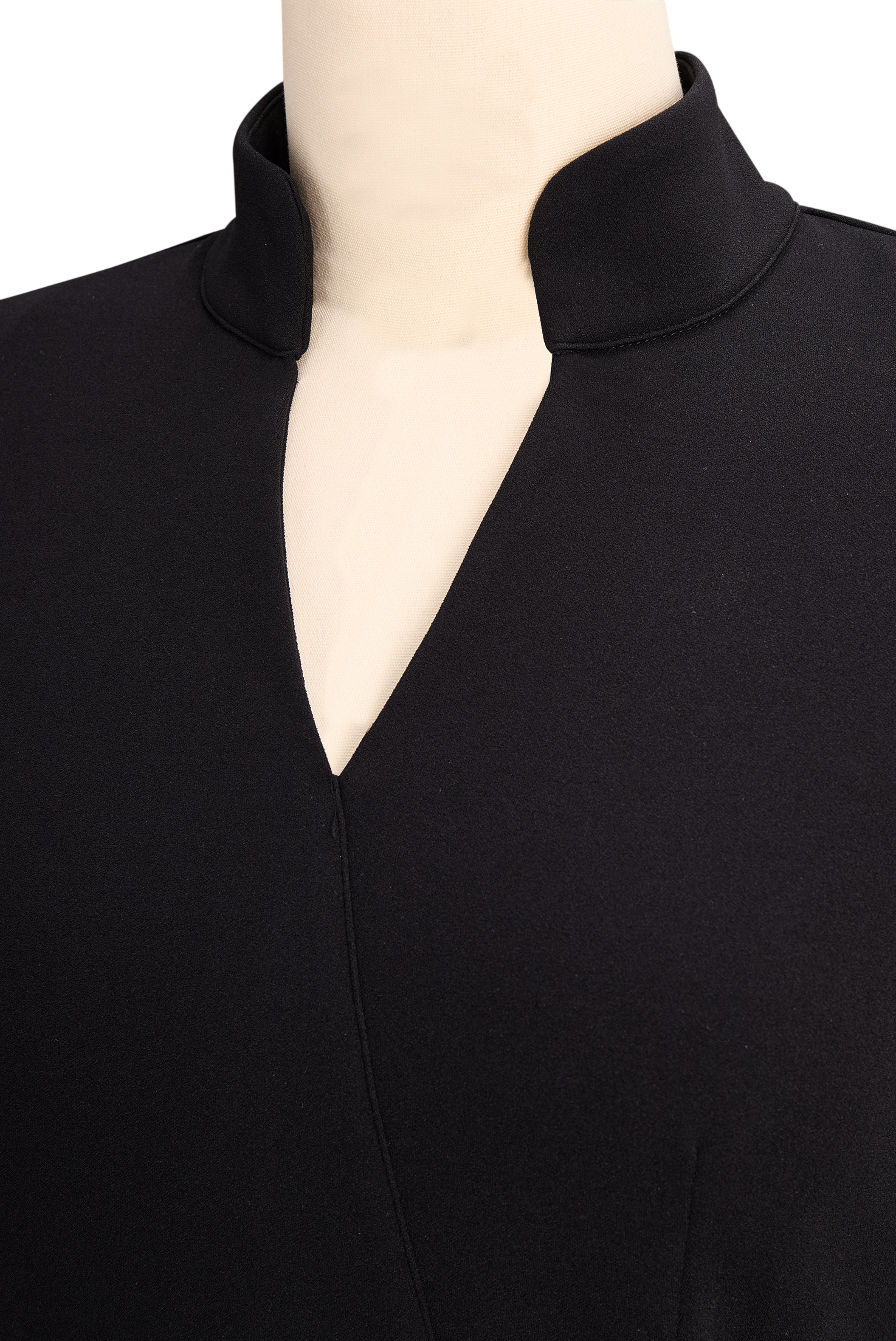 Camille™ | Robe fourreau noire ceinturée