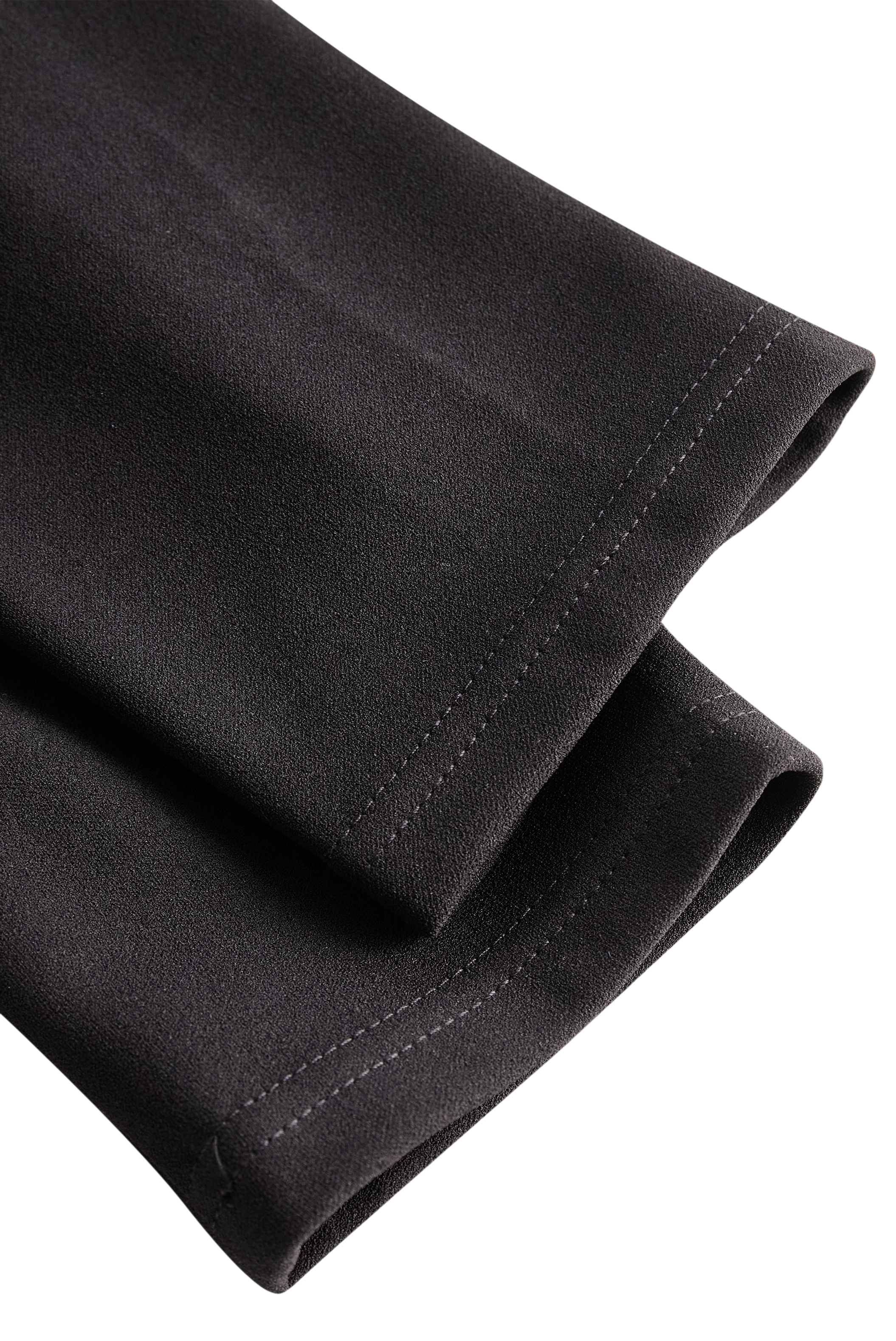 Camille™ | Robe fourreau noire ceinturée