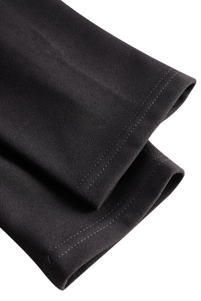 Camille | Black Belted Sheath Dress