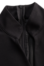 Camille™ | Robe fourreau noire ceinturée