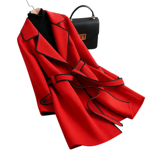 Marla – Elegant Jacket With Contrasting Trims