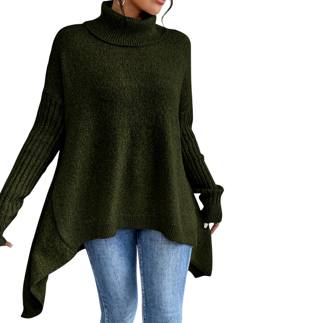 LORENA – PULL COL ROULÉ DOUILLET