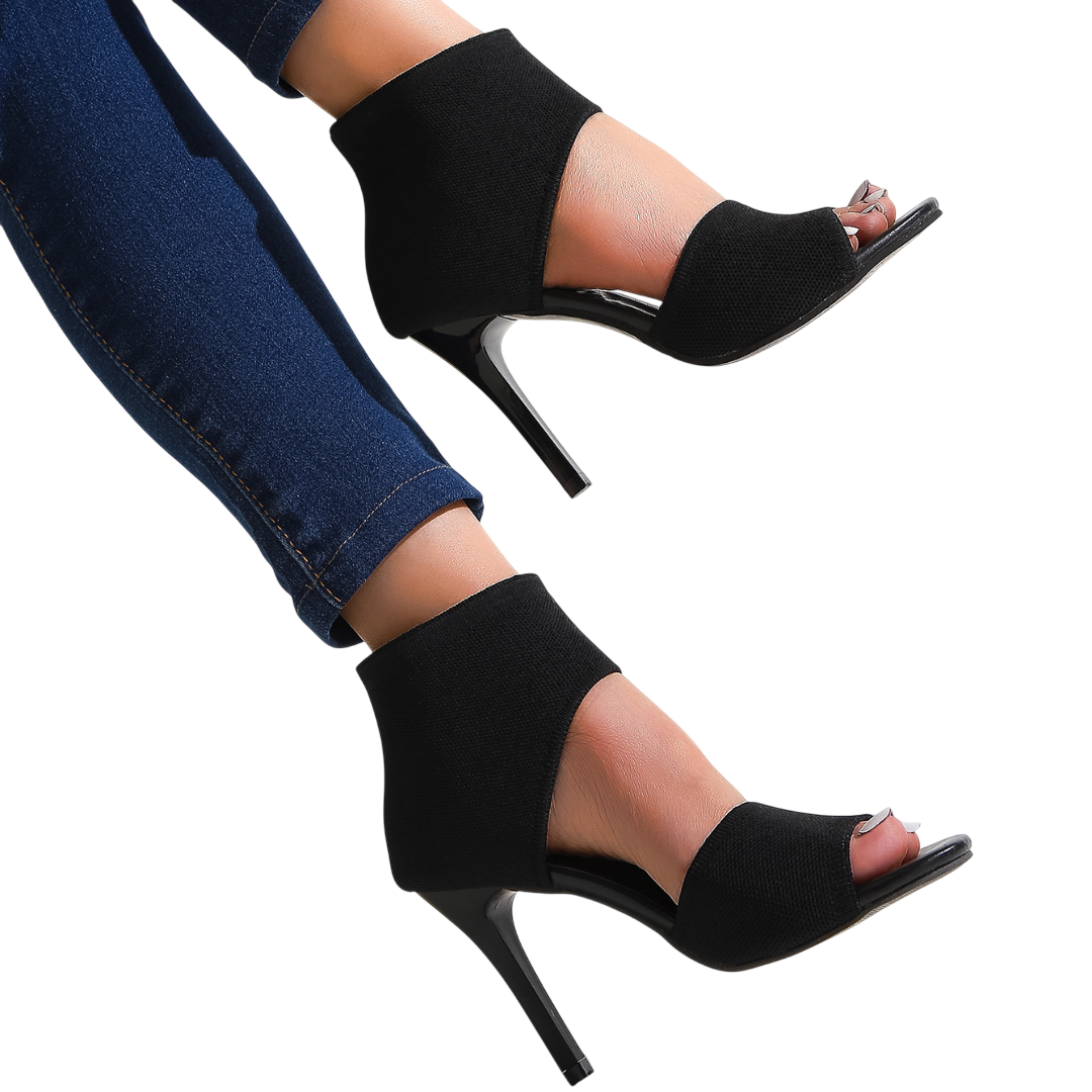 Savannah – Sandales à talons hauts en maille extensible