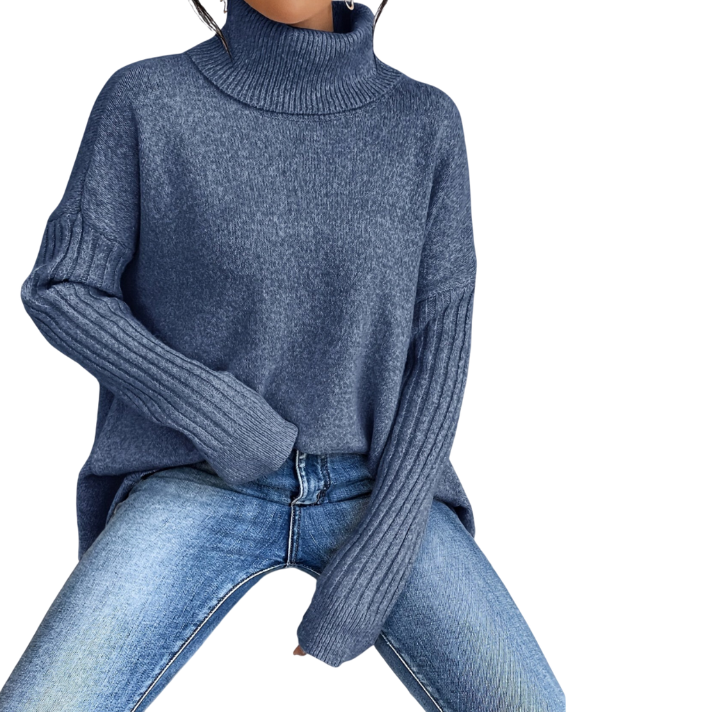 LORENA – PULL COL ROULÉ DOUILLET