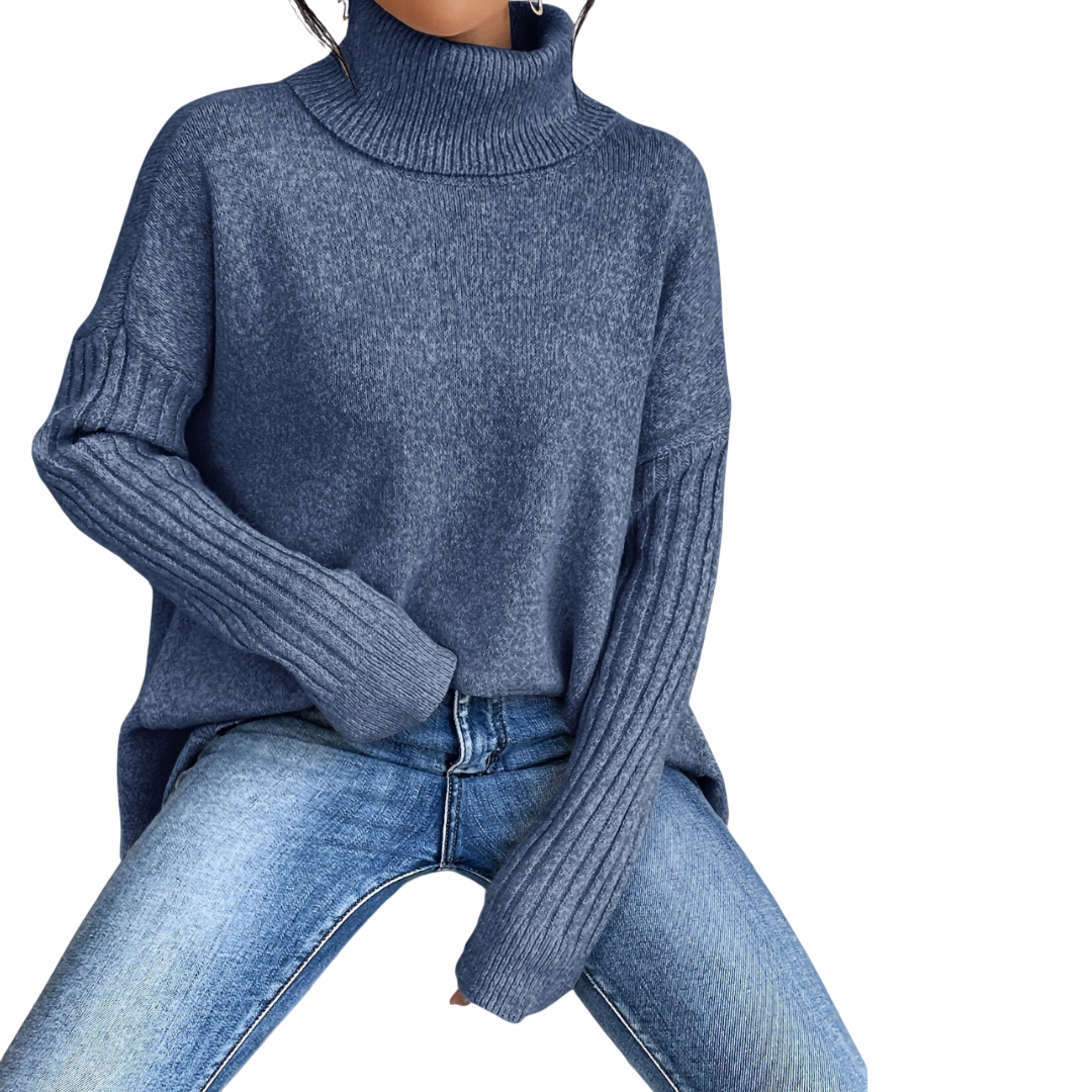 LORENA – PULL COL ROULÉ DOUILLET