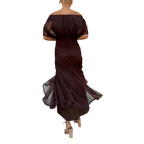 Evelyn – Robe élégante à encolure en V