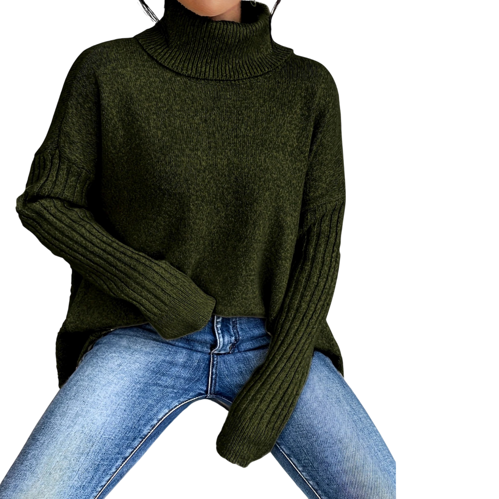 LORENA – PULL COL ROULÉ DOUILLET