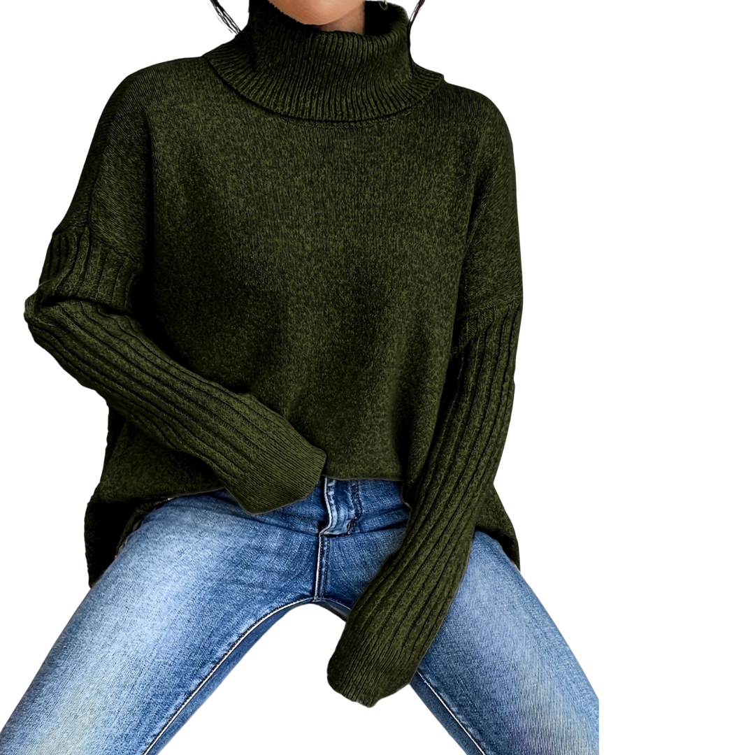 LORENA – PULL COL ROULÉ DOUILLET