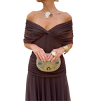 Evelyn – Robe élégante à encolure en V