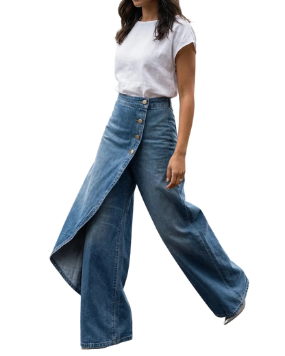 Carla™ | Crossover Denim Pants