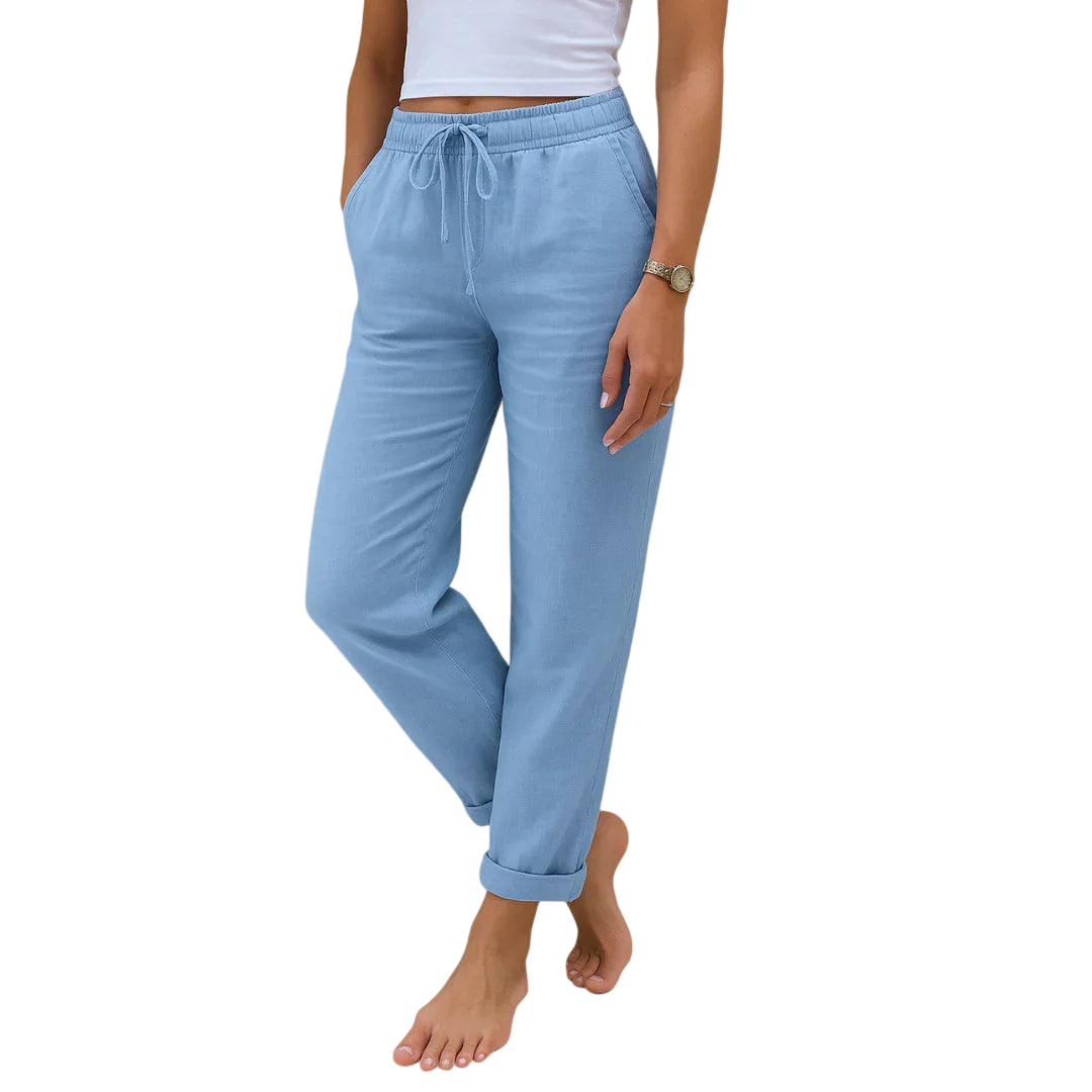Elora | Premium Breathable Linen Pants
