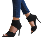 Savannah – Sandales à talons hauts en maille extensible