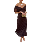 Evelyn – Robe élégante à encolure en V