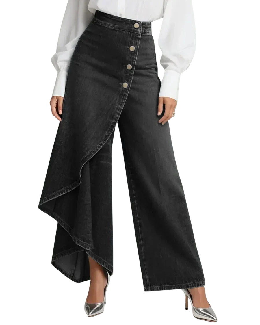Carla™ | Crossover Denim Pants