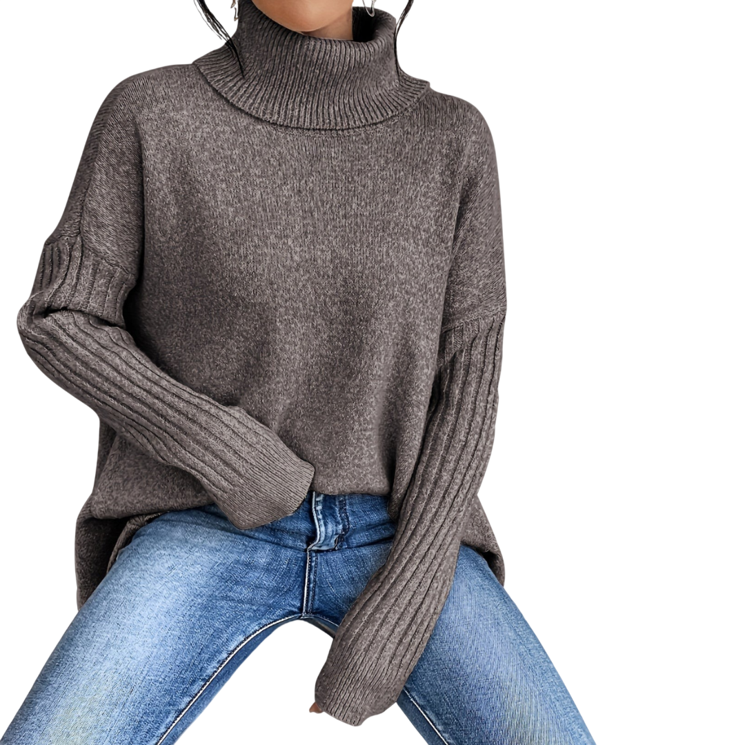 LORENA – PULL COL ROULÉ DOUILLET