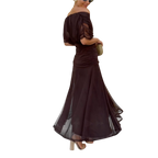 Evelyn – Robe élégante à encolure en V