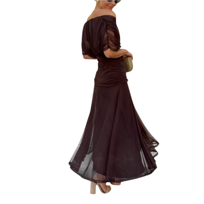 Evelyn – Elegant Dress With V-Neckline