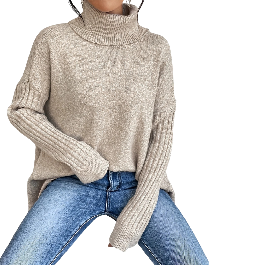 LORENA – PULL COL ROULÉ DOUILLET