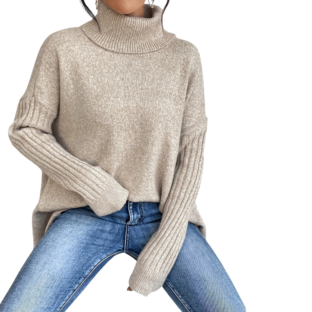 LORENA – PULL COL ROULÉ DOUILLET