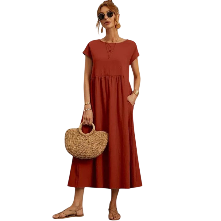 Susan - Robe midi confortable