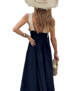 Keira - Robe longue croisée respirante et confortable