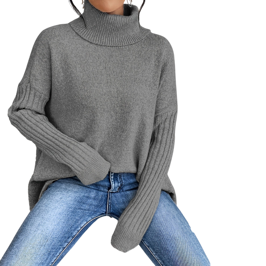 LORENA – PULL COL ROULÉ DOUILLET