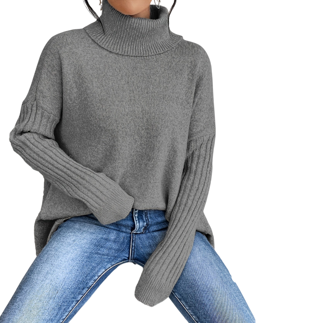 LORENA – PULL COL ROULÉ DOUILLET