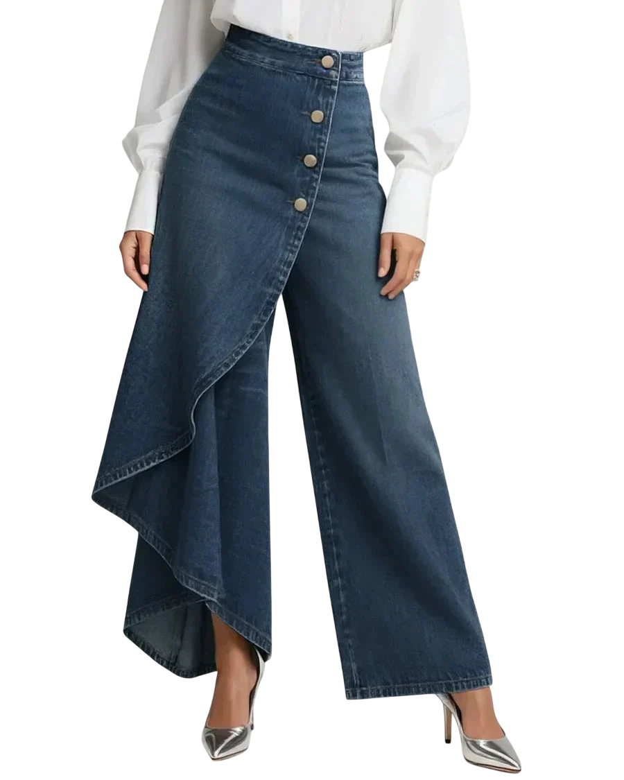 Carla™ | Crossover Denim Pants