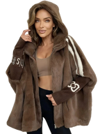 Lona - Veste d'hiver confortable avec capuche