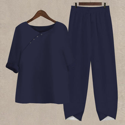 Blue Print Two Piece Set