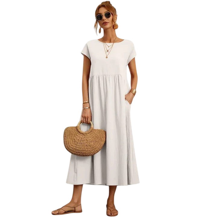 Susan - Robe midi confortable