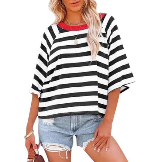 Maosie™ | Trendy Loose Fit Summer Crewneck Top