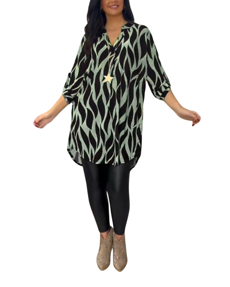 ALEXANDRA™ | Haut ample imprimé femme