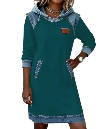 Lunariae – Casual Winter Hoodie Dress