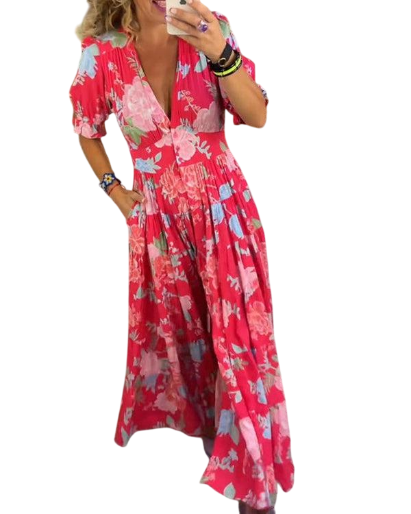 Coralina - Robe florale éclatante