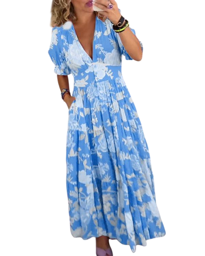 Coralina - Vibrant Floral Dress