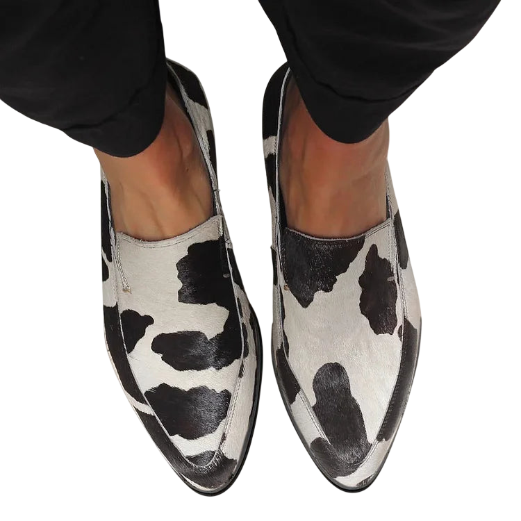 Dakota – Mocassins Imprimé Vache