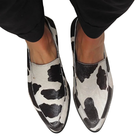 Dakota – Cow Print Loafers