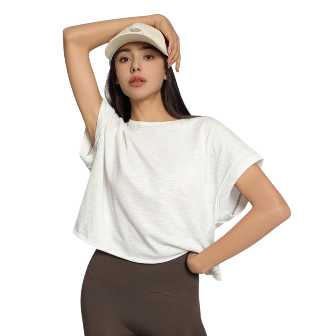 SEREIA™ | Haut Femme Quotidien avec Ourlet Découpé