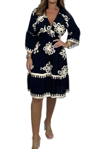 Mila - Robe Flatteuse Longueur Genou