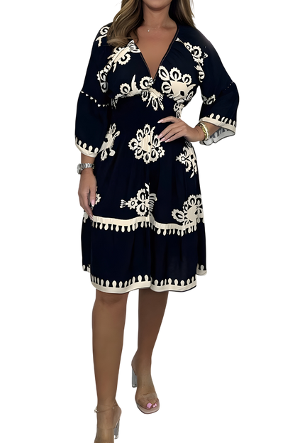 Mila - Flattering Knee Length Dress